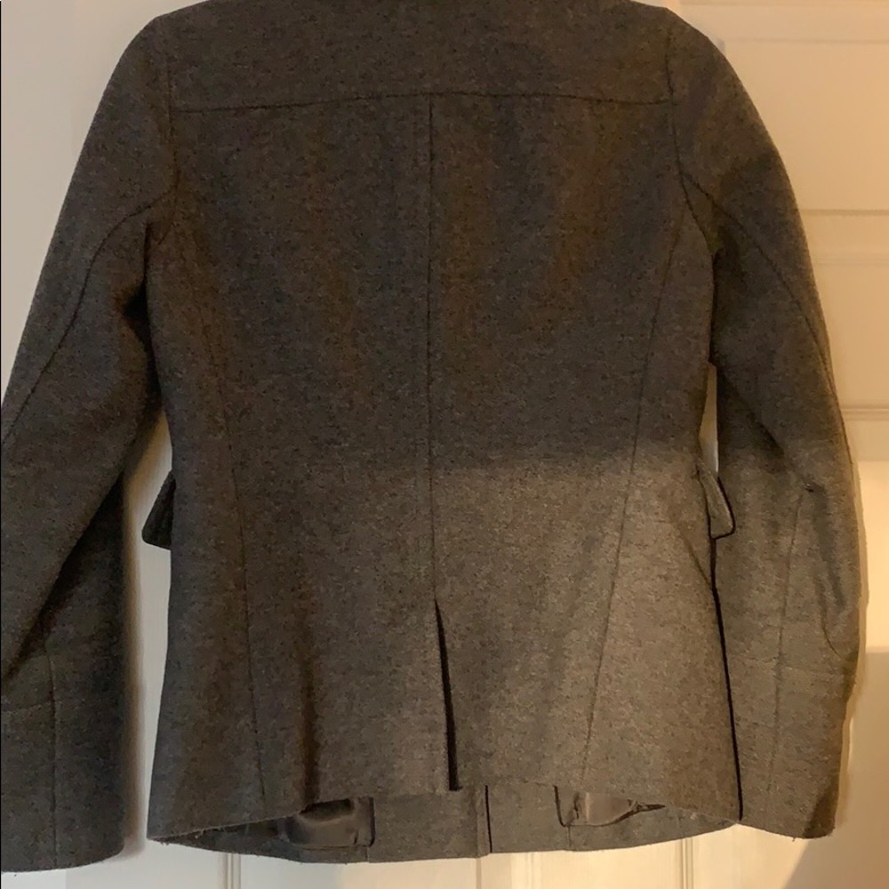 Grey wool coat - Picture 2 of 5